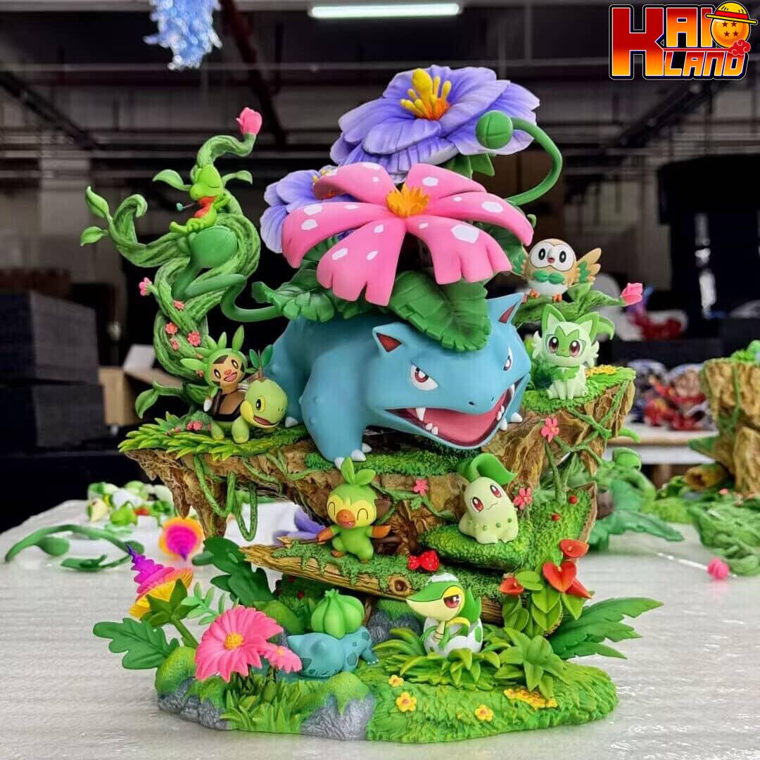 Pokemon EGG Studio Forest Venasaur Evolutions Diorama Resin Statue