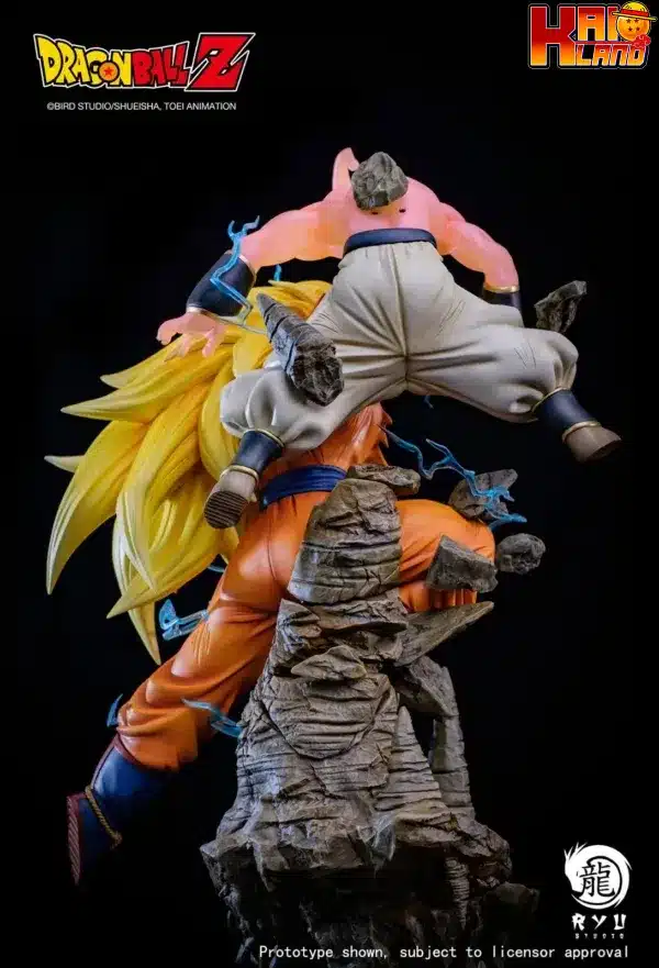 Dragon Ball BUU Studio SS3 Goku Resin Statue - Kaioland