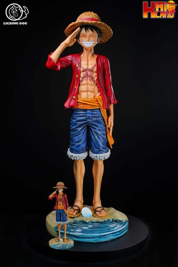 One Piece Salute Monkey D. Luffy Resin Statue - LICKING DOG Studio [In-Stock] main image 0