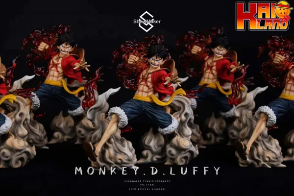 One Piece ShowMaker Studio Red Hawk Luffy Resin Statue 4