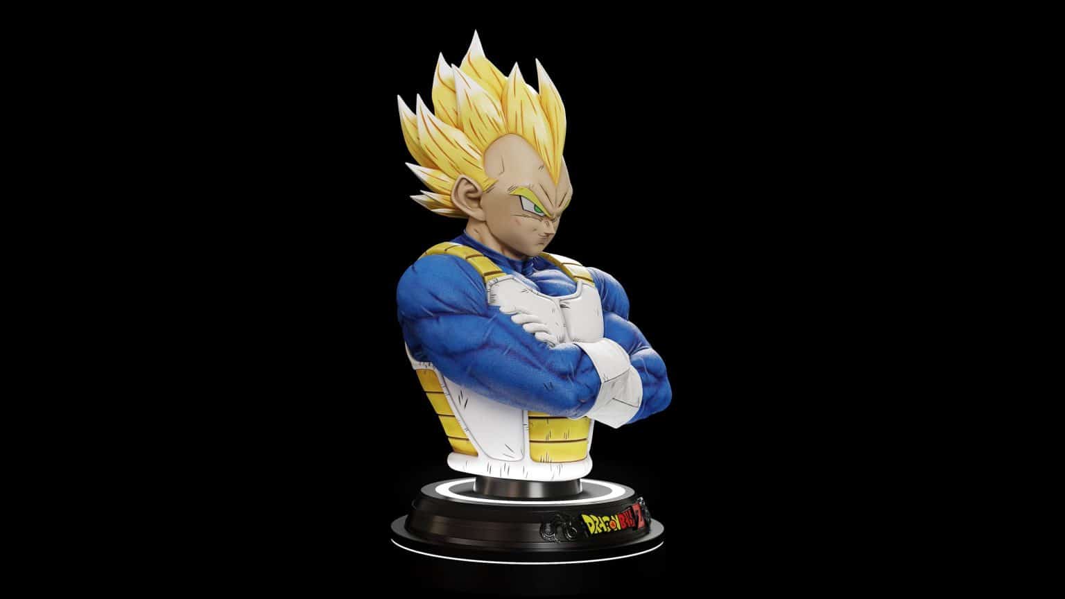 Dragon Ball KDC Vegeta Bust Lifesize Resin Statue Kaioland