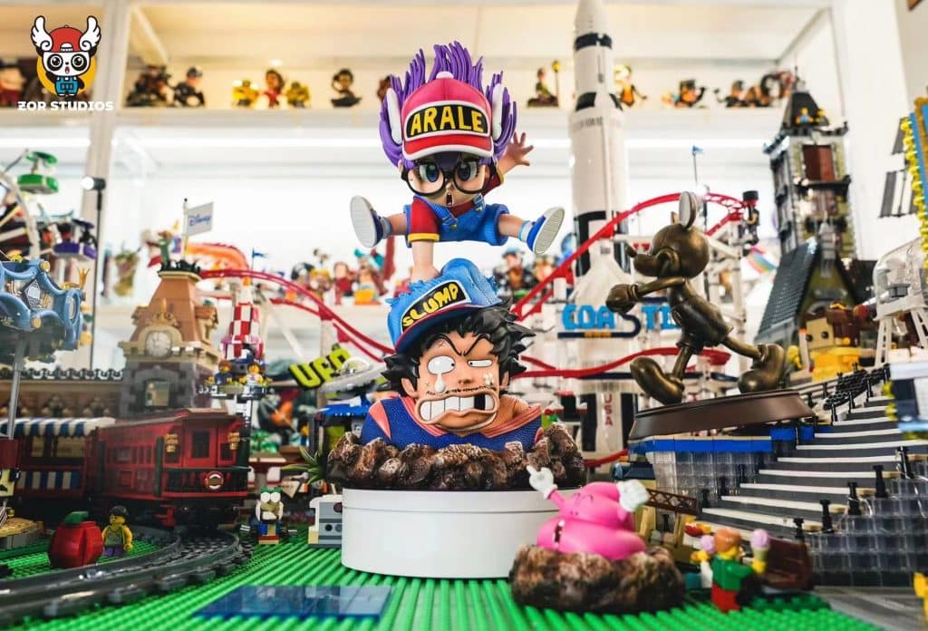 Zor Studio Dr. Slump Series Statue Of Liberty Arale A Limited Statue In Stock