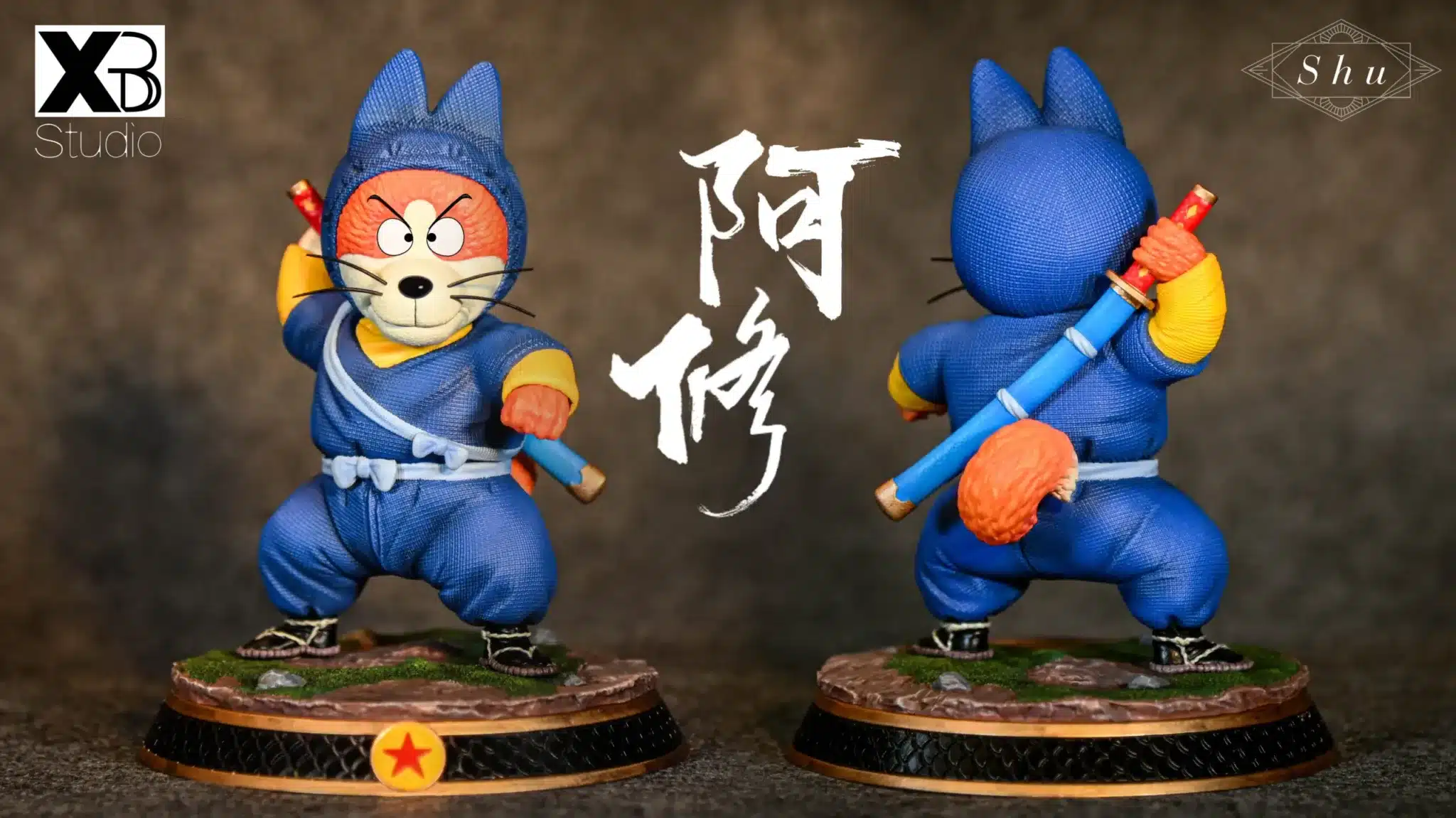 Dragon Ball XBD Studio Shu Dog Pilaf Gang Resin Statue