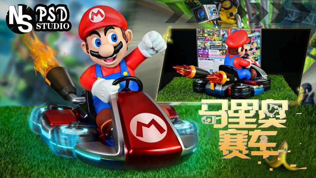 Psds Mario Mario Bros PSD Studio Resin Statue - Kaioland