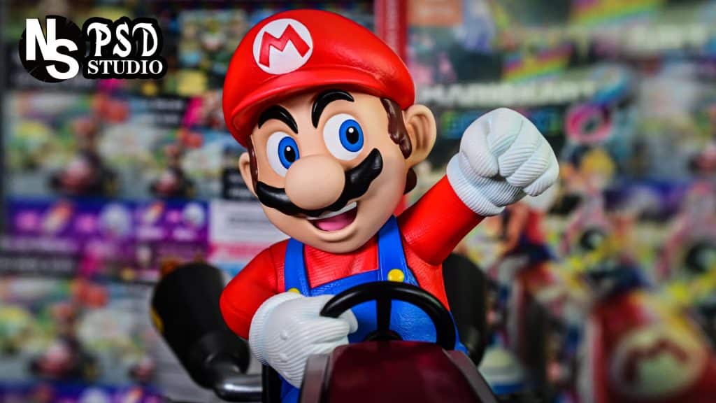 Psds Mario Mario Bros PSD Studio Resin Statue - Kaioland