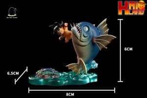 Dragon Ball Big Egg Goku VS Fish Resin Statue