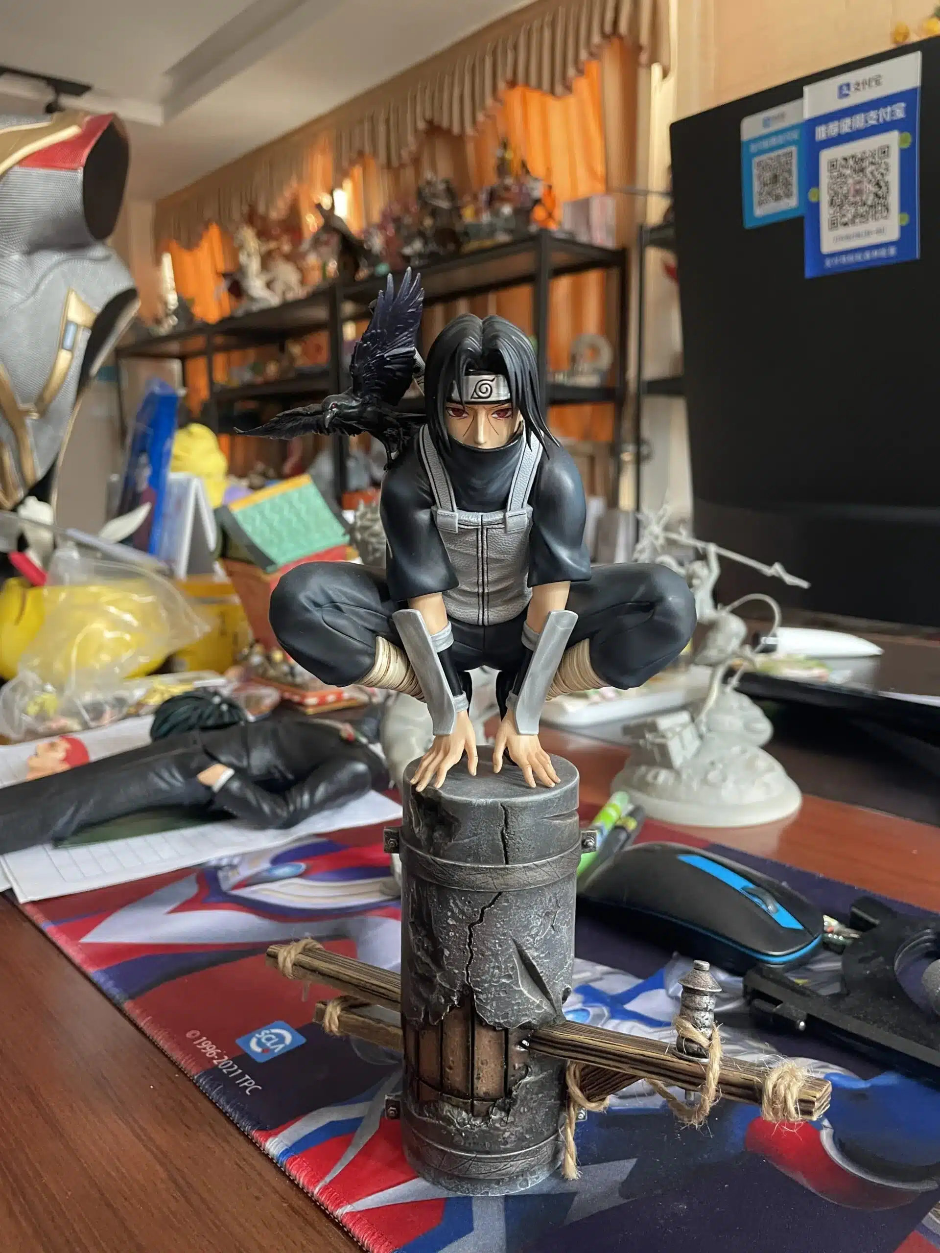 NARUTO -ナルト- ロケット X パンダスタジオ うちはイタチ 樹脂