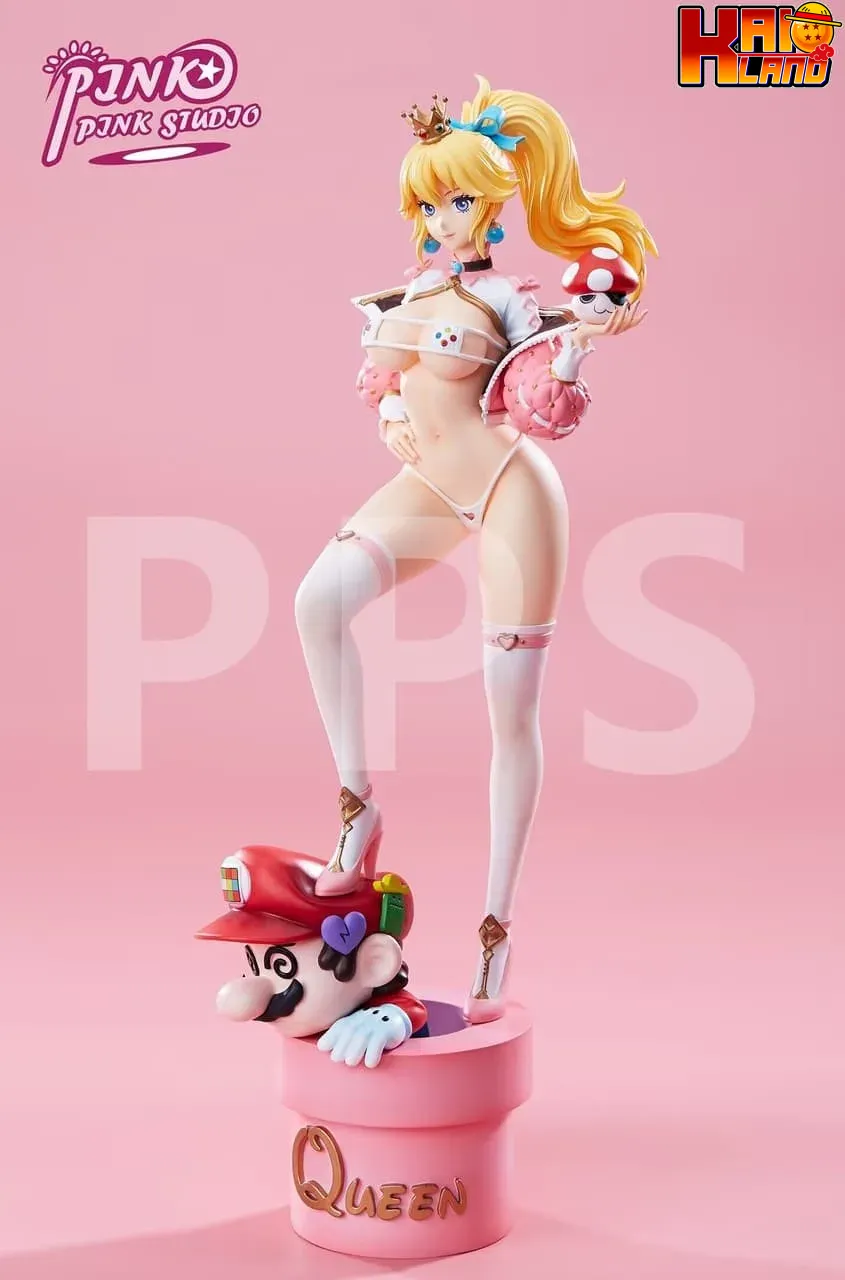 Mario Bros PPS Studio Peach Princess Resin Statue