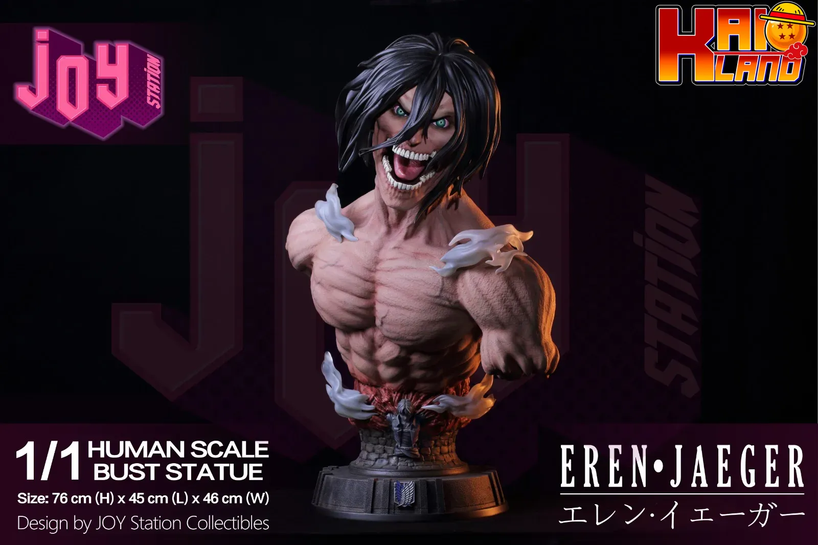 Attack On Titan Joy Station Eren Yeager Resin Statue