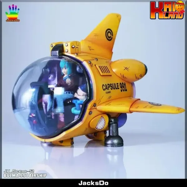 ドラゴンボール JacksDo スタジオ ブルマ宇宙船樹脂スタチュー