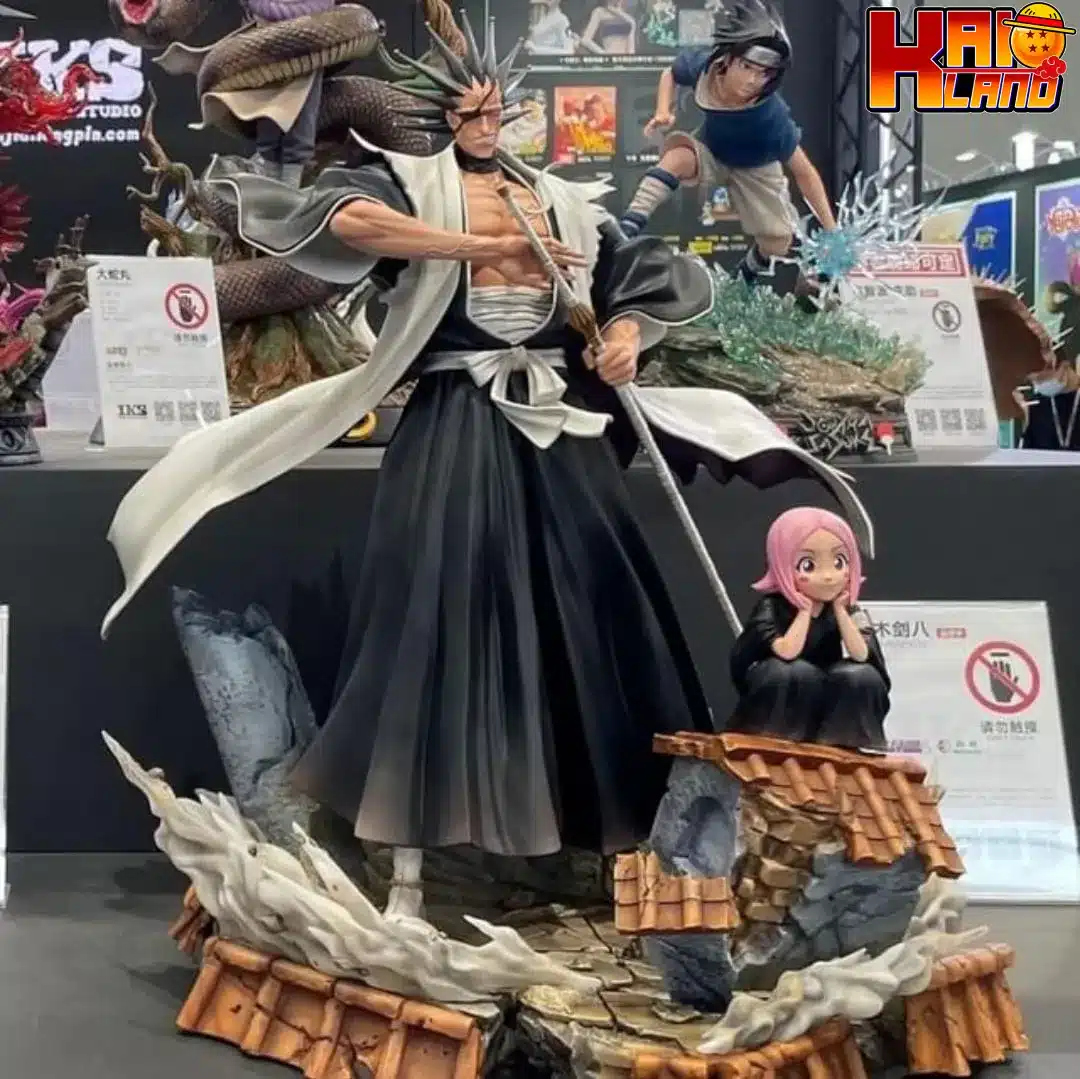 Bleach Iron Kite Zaraki Kenpachi Licensed Resin Statue