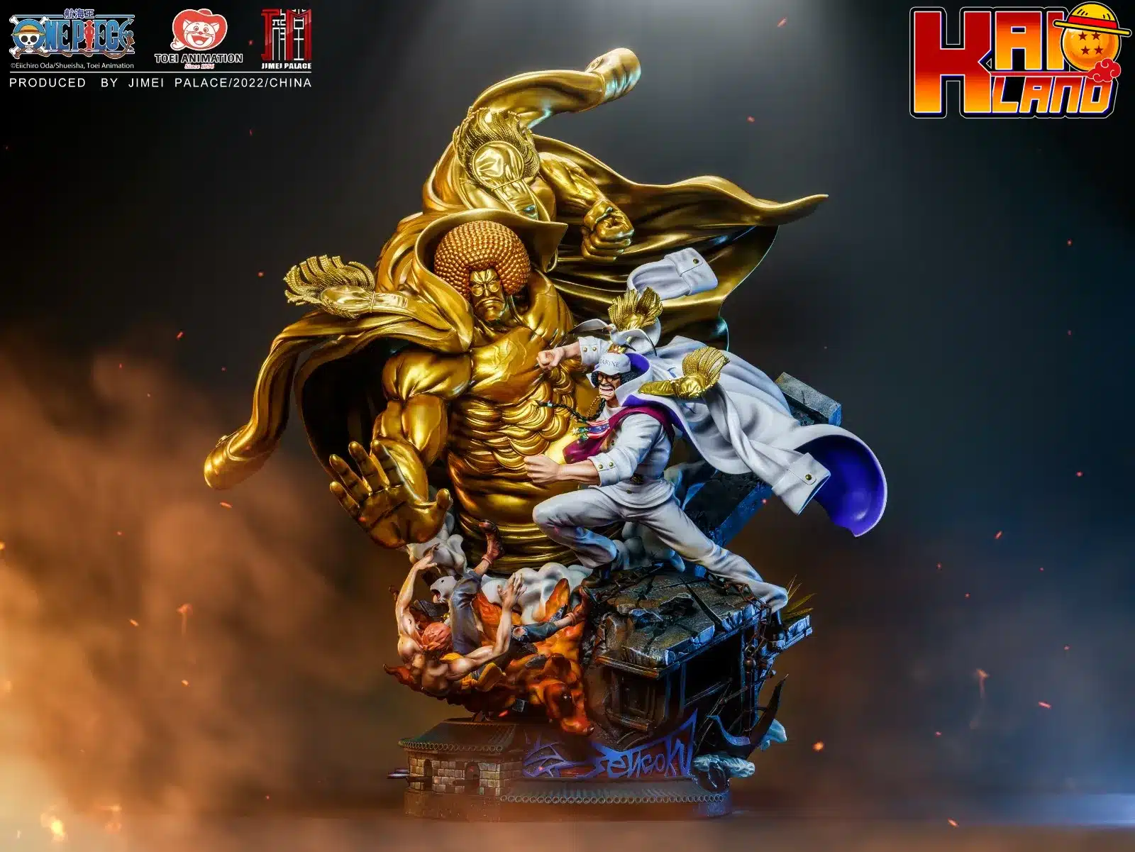 ワンピース ジメイパレス センゴク ライセンス樹脂製スタチュー