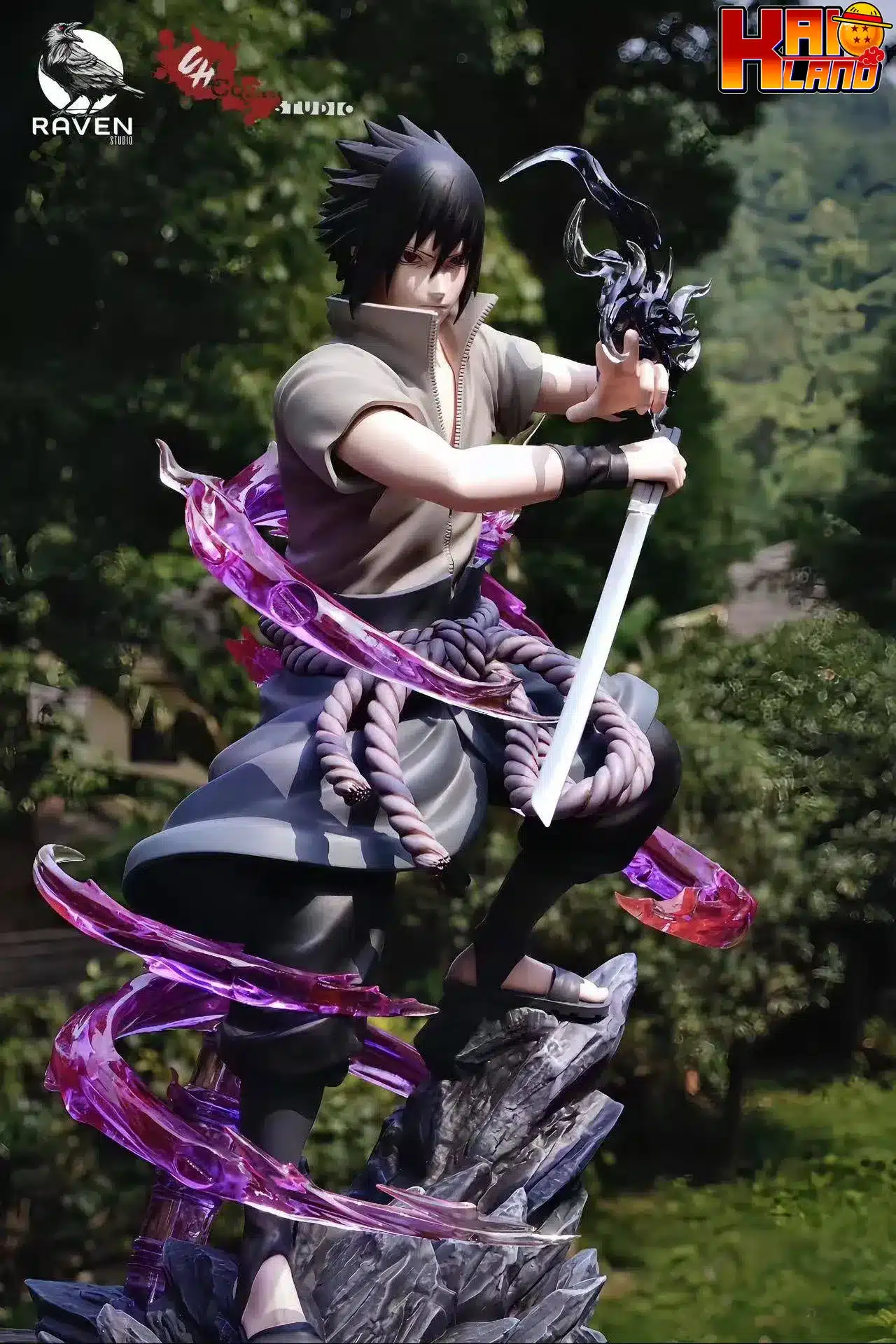 Naruto Comic Hero X Raven Studio Uchiha Sasuke Resin Statue