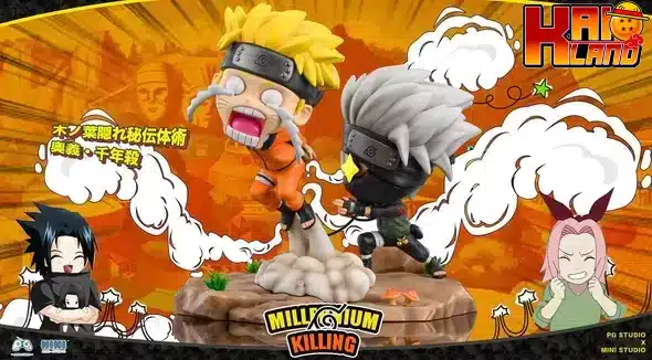 Naruto NINI Studio Naruto x Kakashi Resin Statue