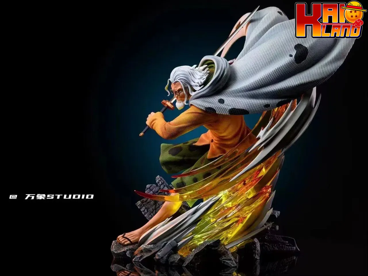 One Piece WX Studio Silvers Rayleigh Resin Statue