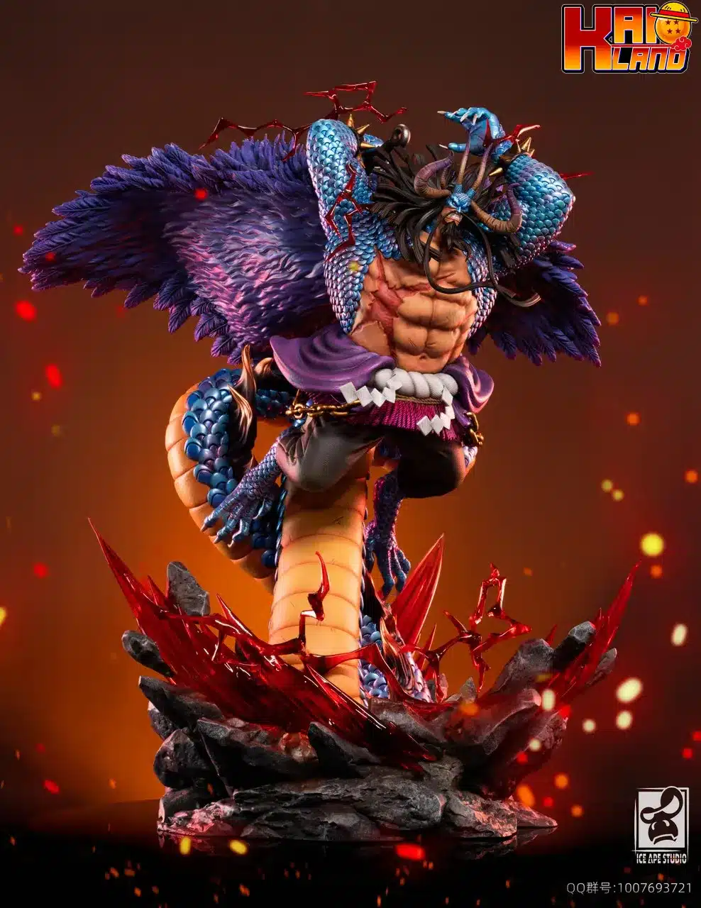 One Piece Ice Ape Studio Kaido Resin Statue