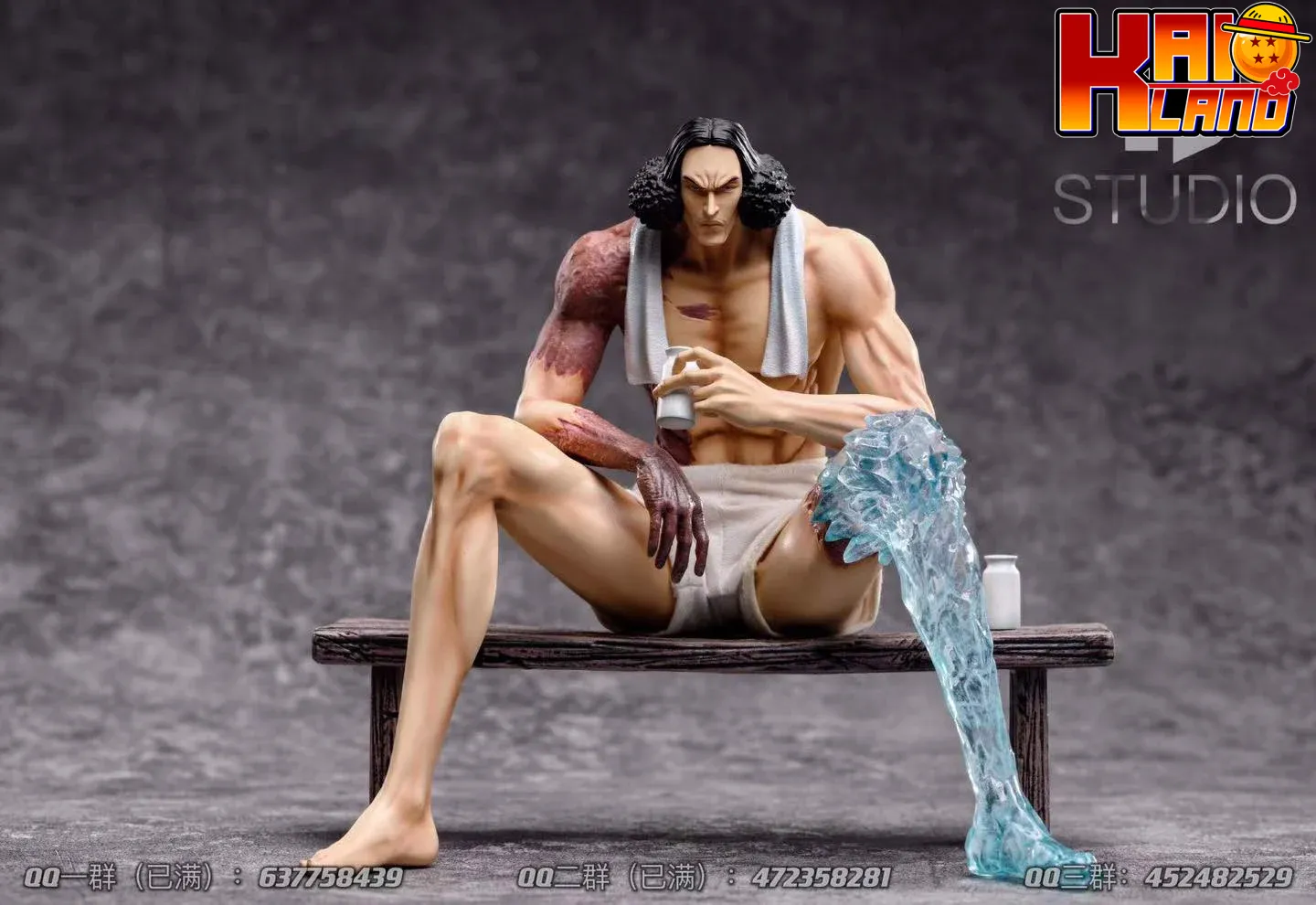 One Piece BT Studio Sitting Aokiji Kuzan Resin Statue