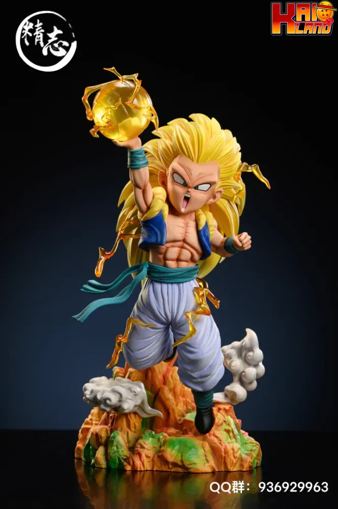 Dragon Ball Jing Zhi Studio Super Saiyan 3 Gotenks Resin Statue