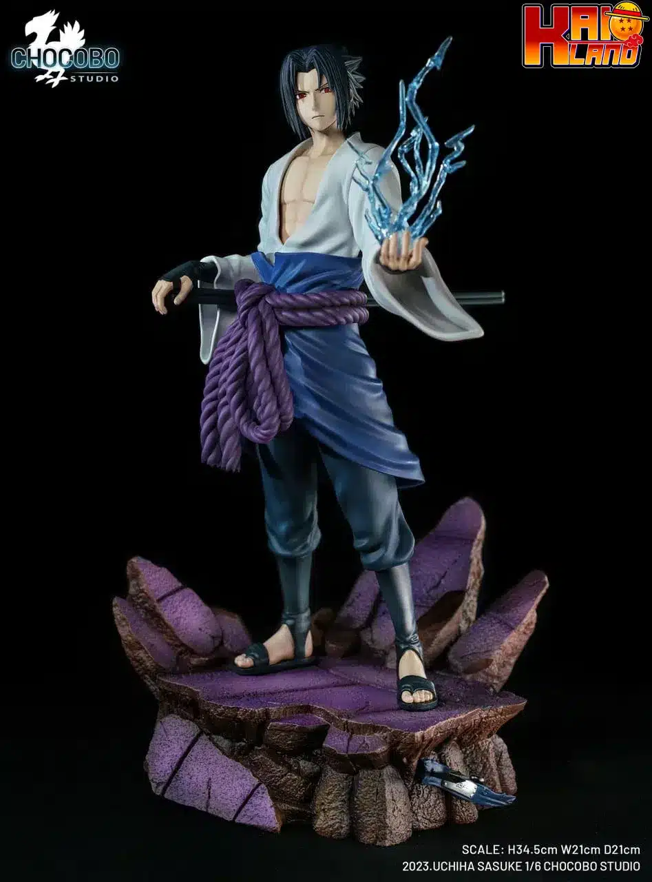 Naruto Chocobo Studio Sasuke Resin Statue