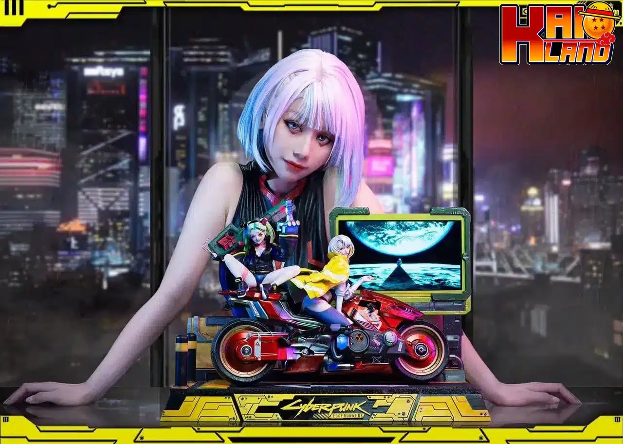 Cyberpunk Dtalon Studio Lucy X Rebecca Resin Statue