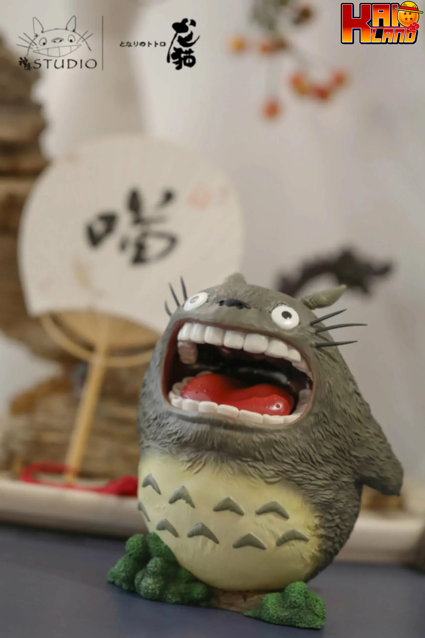 となりのトトロ 神銀スタジオ トトロの叫ぶ樹脂像 - Kaioland