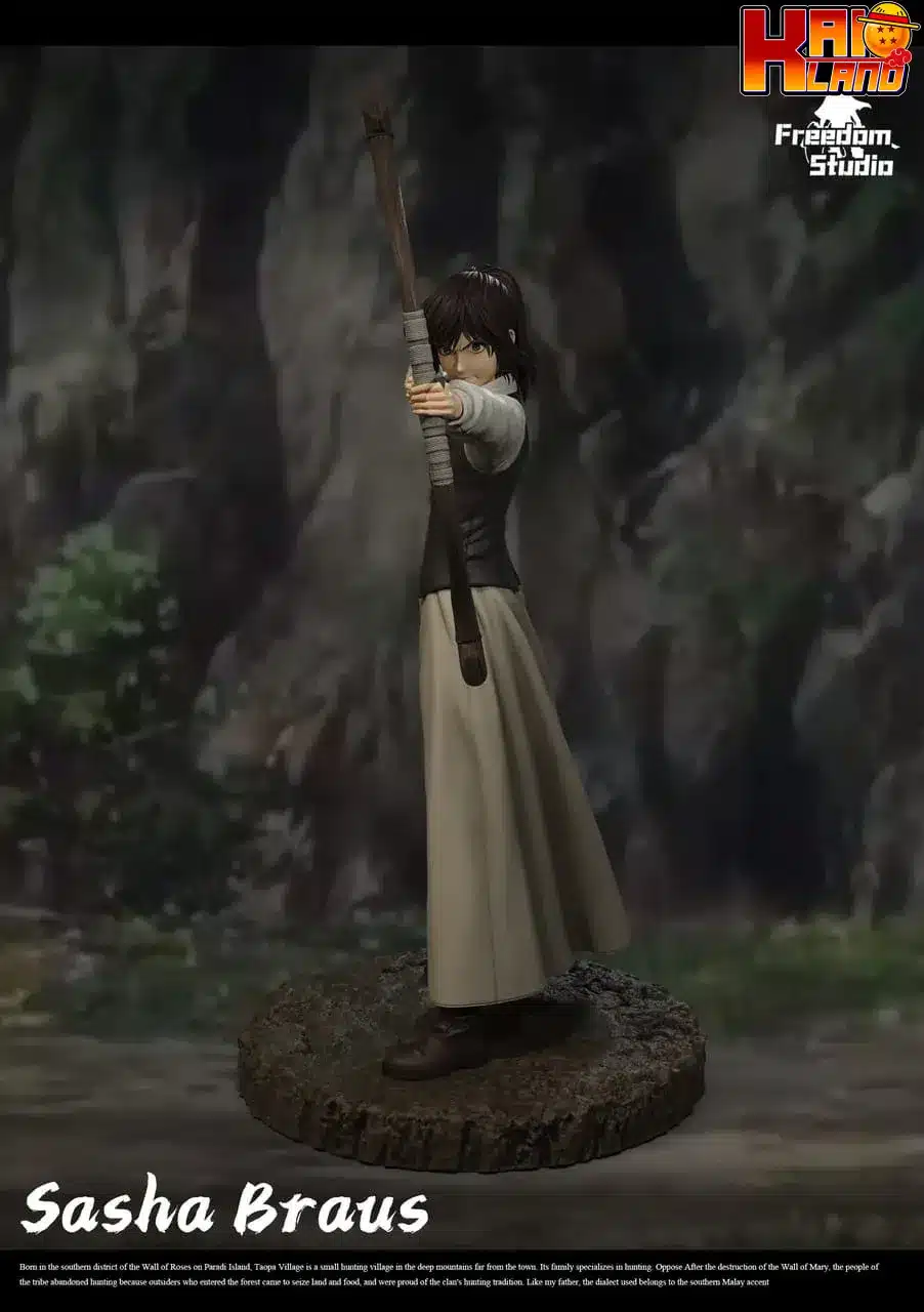 Attack On Titan Freedom Studio Sasha Braus Resin Statue