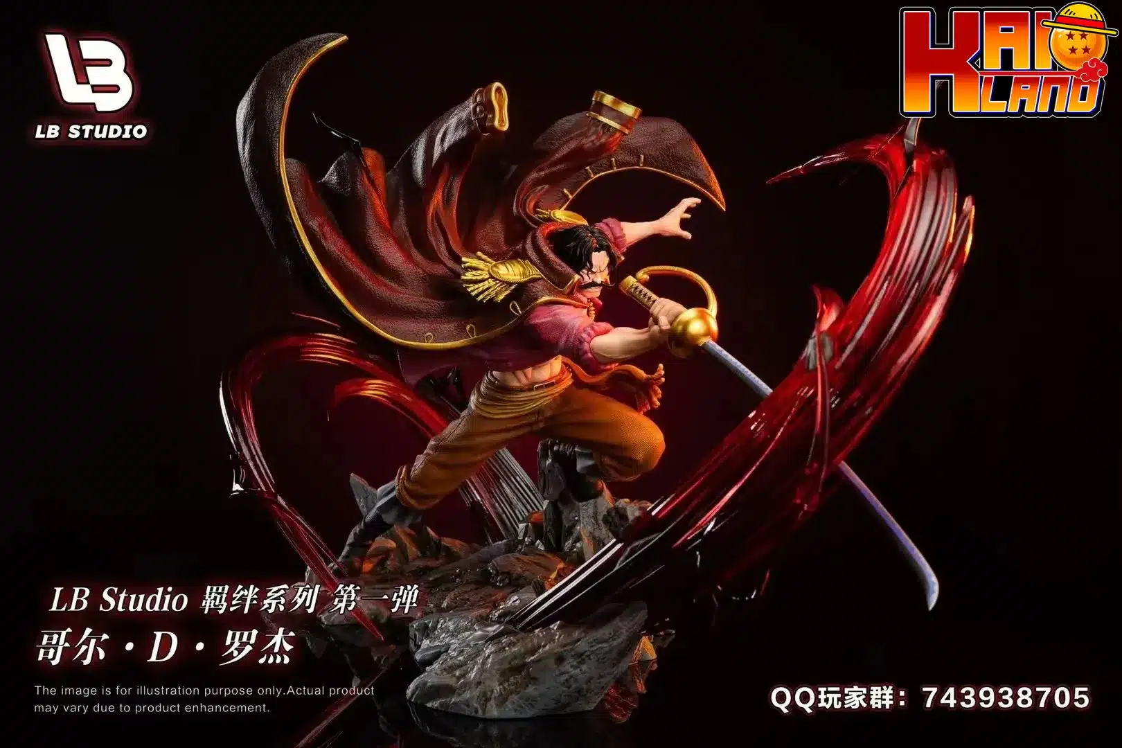 One Piece LB studio Gol.D Roger Resin Statue
