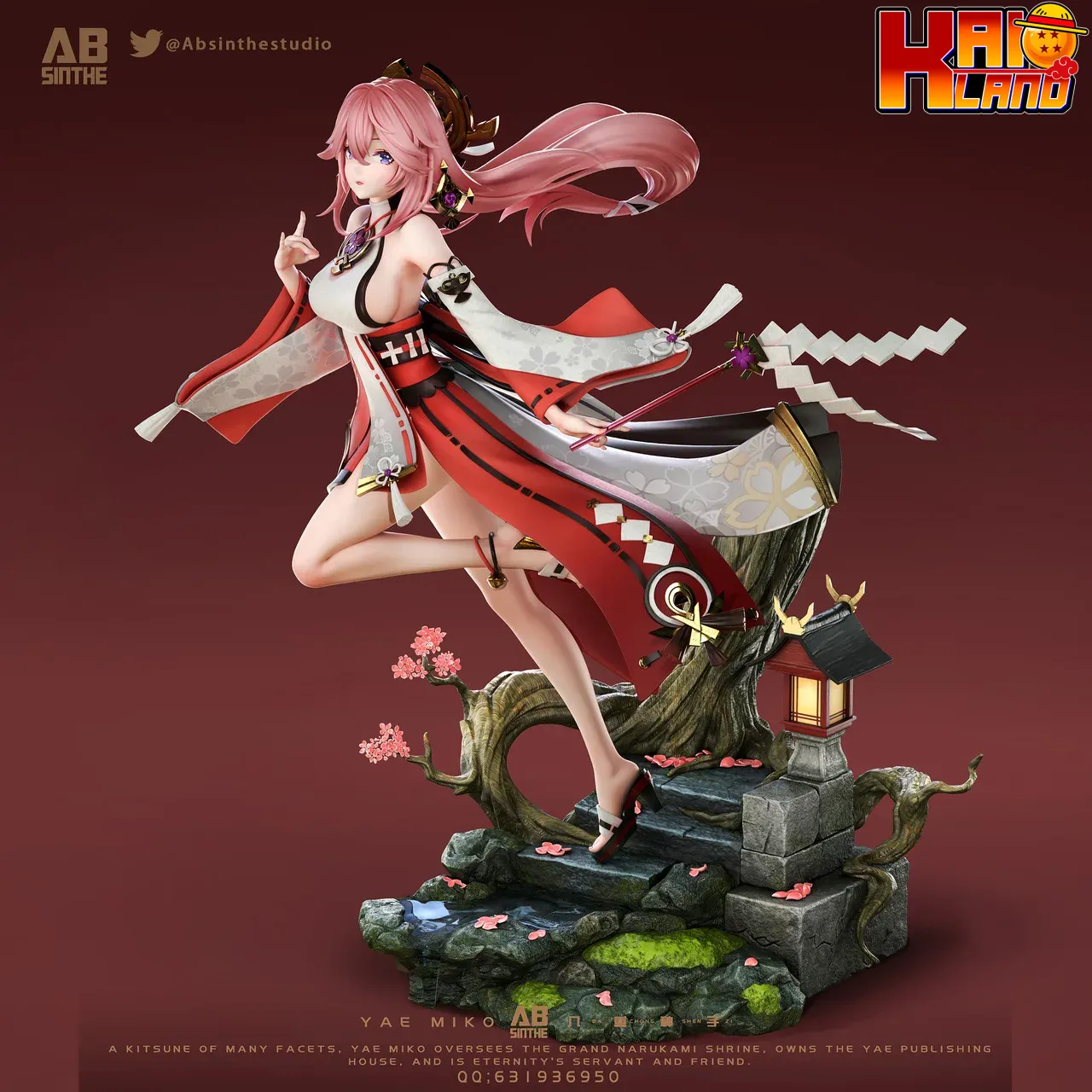 Genshin Impact ABsinthe Studio Yae Miko Resin Statue