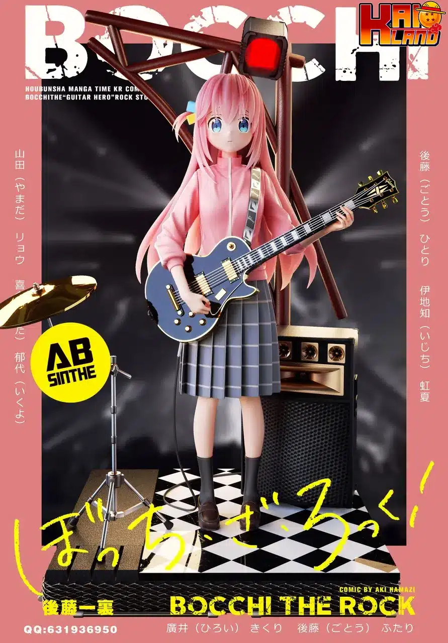 Bocchi the Rock Absinthe Studio Hitori Gotoh Resin Statue