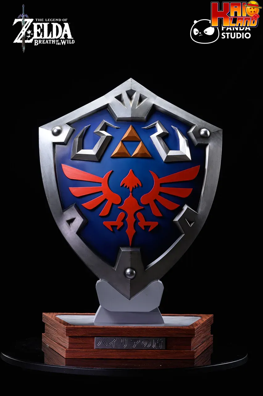 The Legend of Zelda Panda studio Hailia Shield Resin Statue