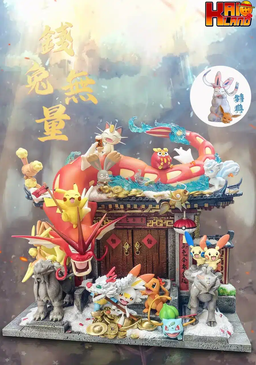 Pokemon Wasp Studio Team Rabbit Resin Statue