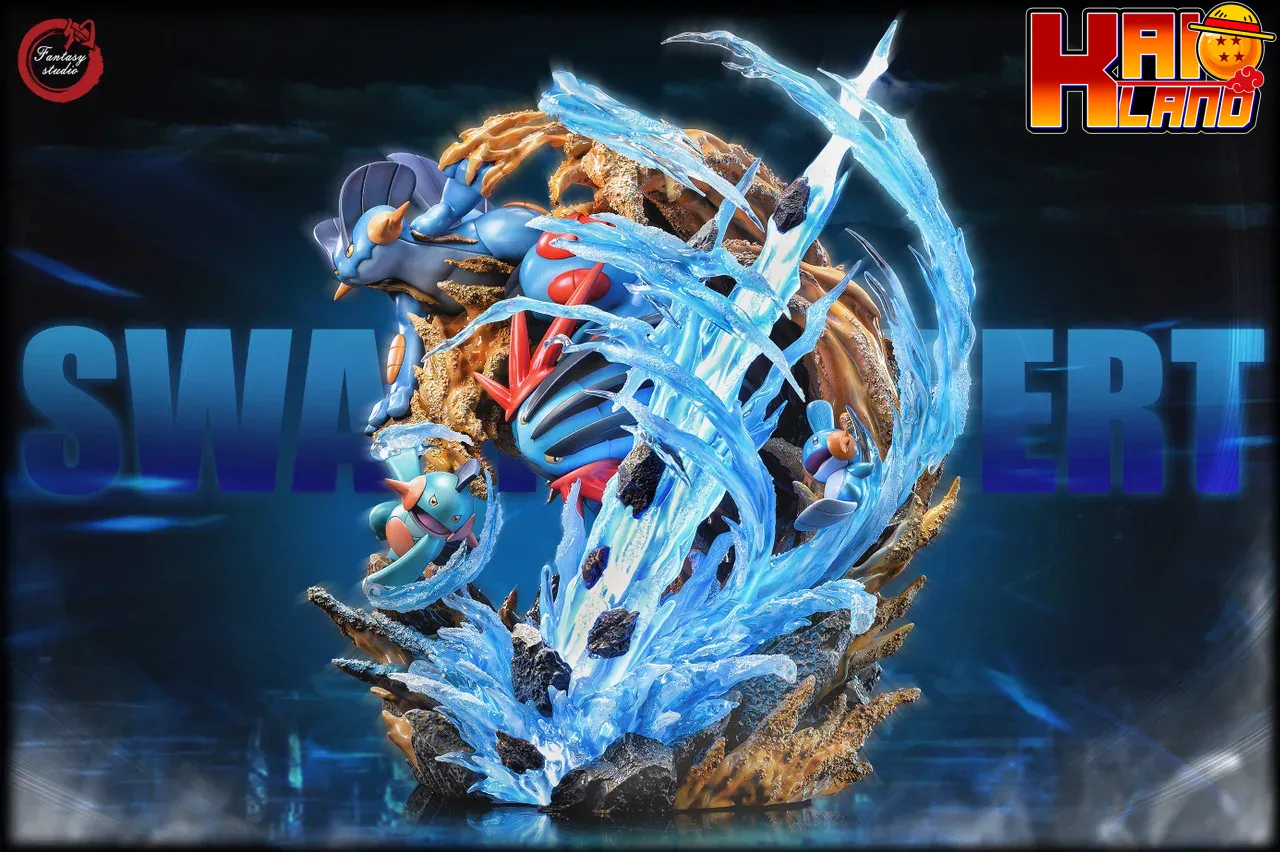 Pokemon Fantasy Studio Swampert Resin Statue