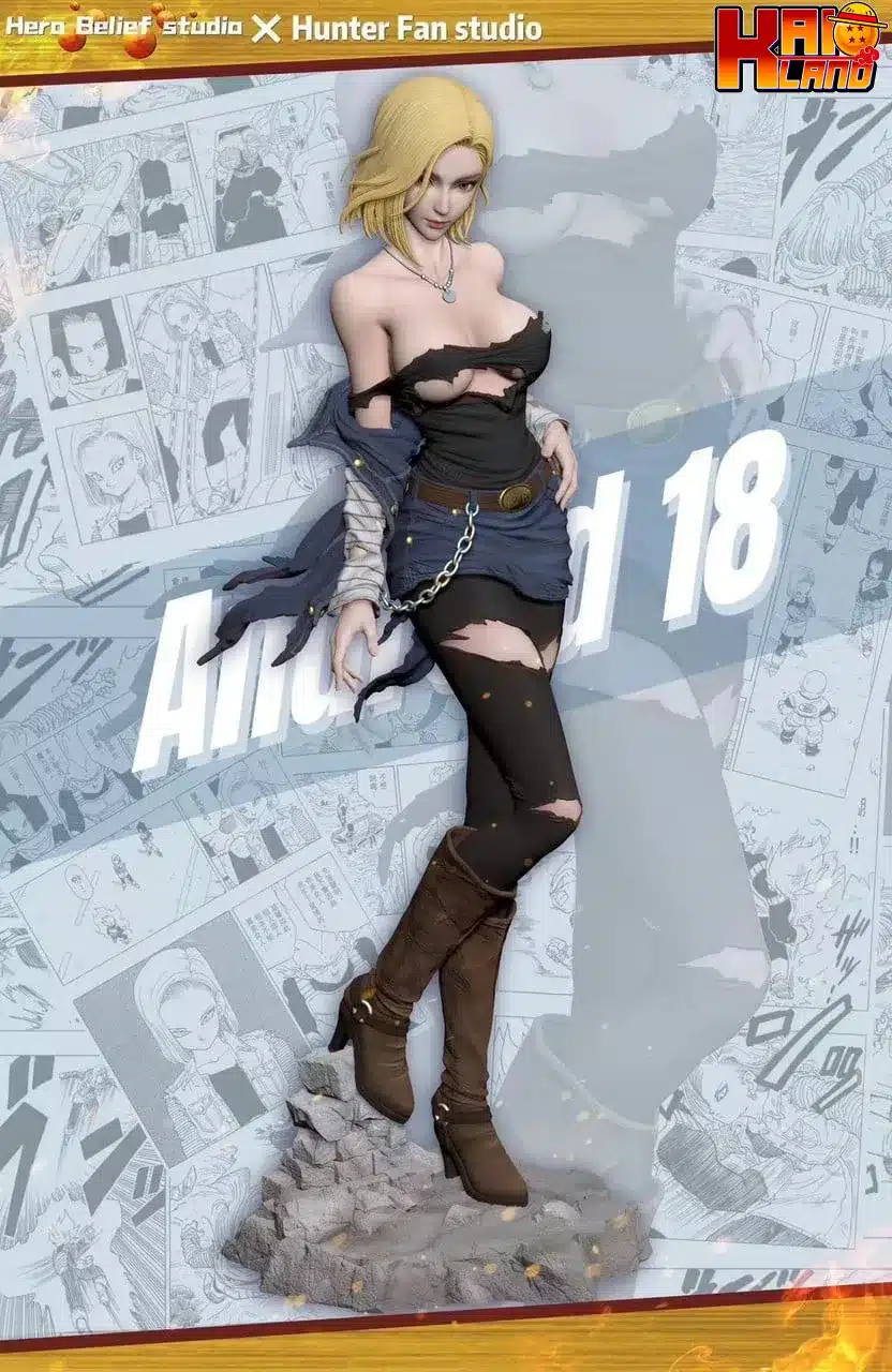 Dragon Ball Hero Belief x Hunter Fan Studio Android C18 Resin Statue