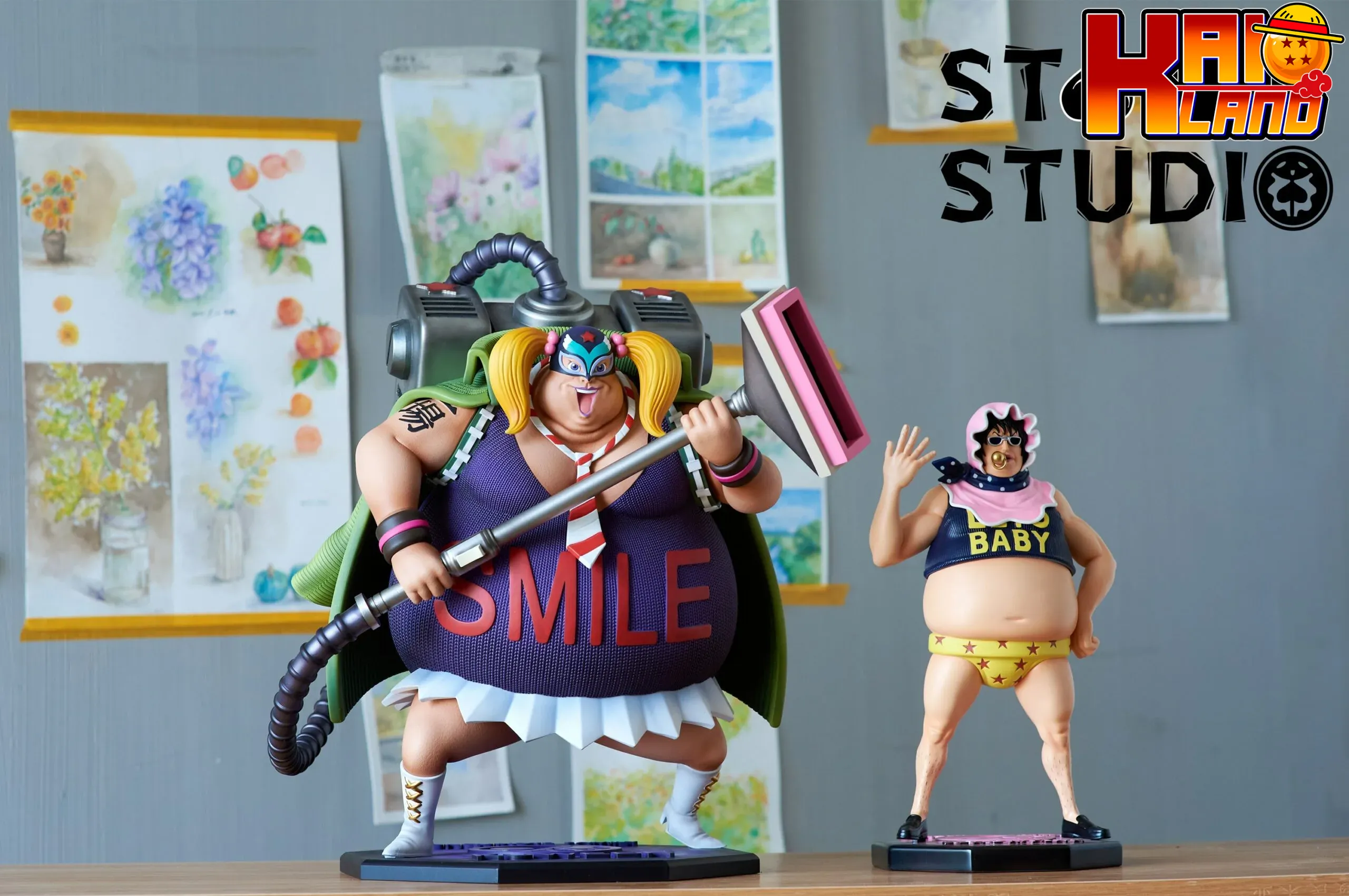 ワンピース スタンド スタジオ クウィーン 樹脂製スタチュー