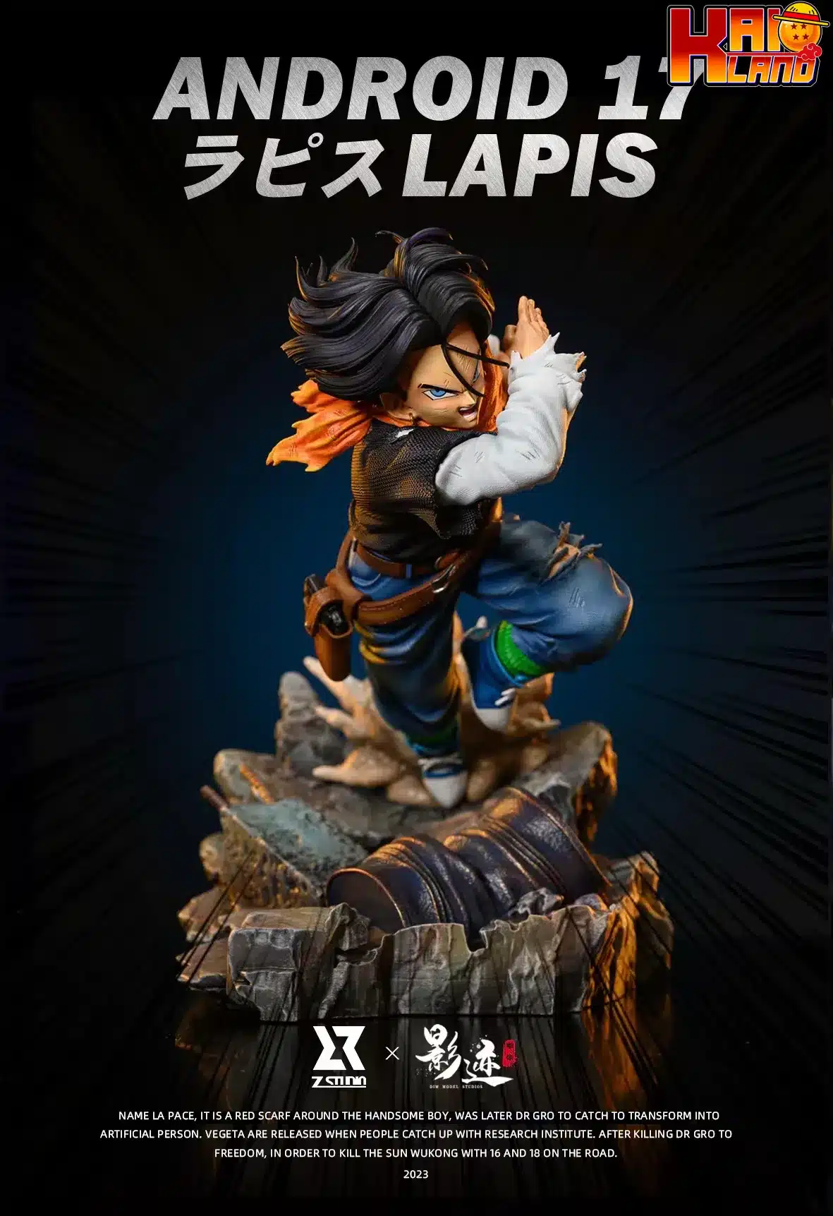 Dragon Ball Z Studio Android C17 Resin Statue