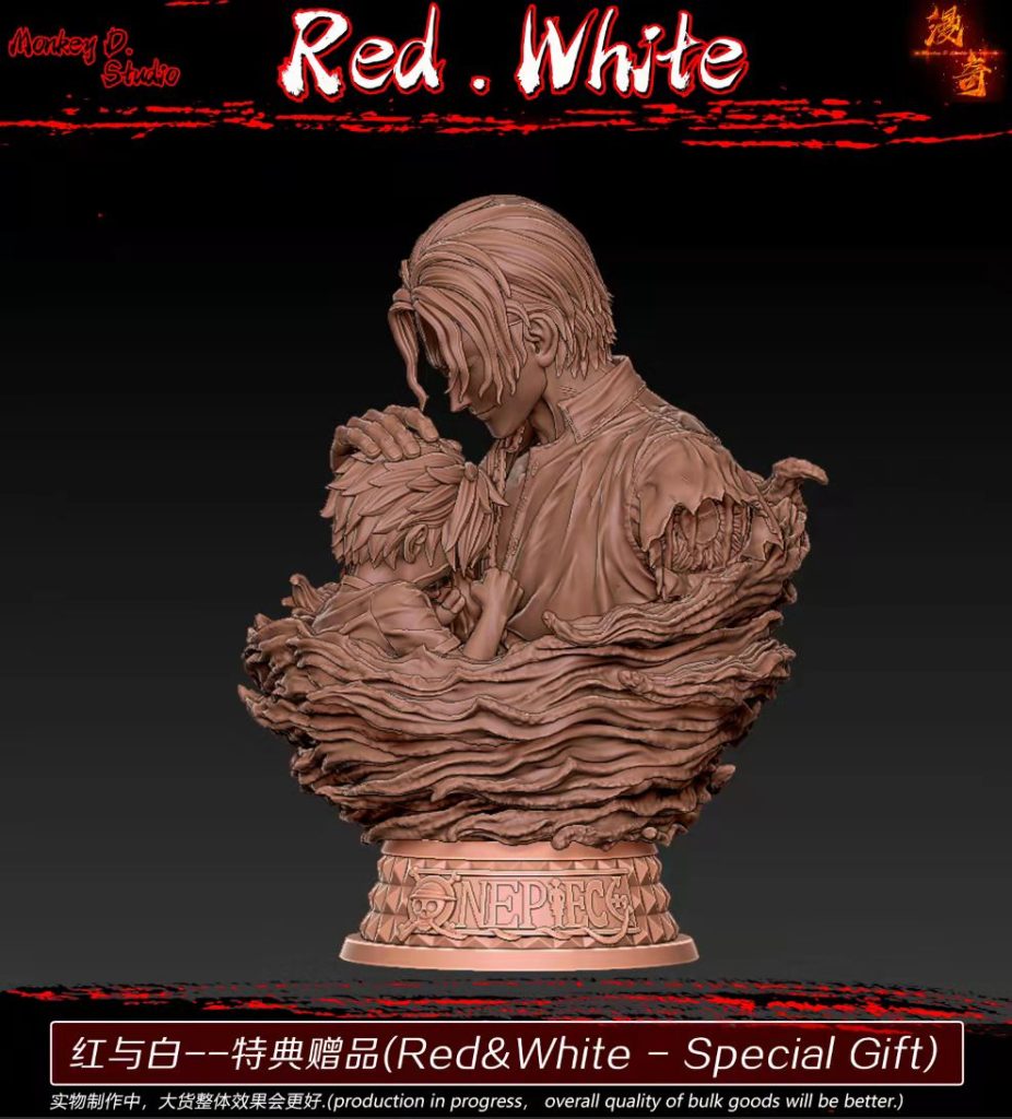 One Piece Monkey D Studio Luffy X Shanks Resin Statue - Kaioland