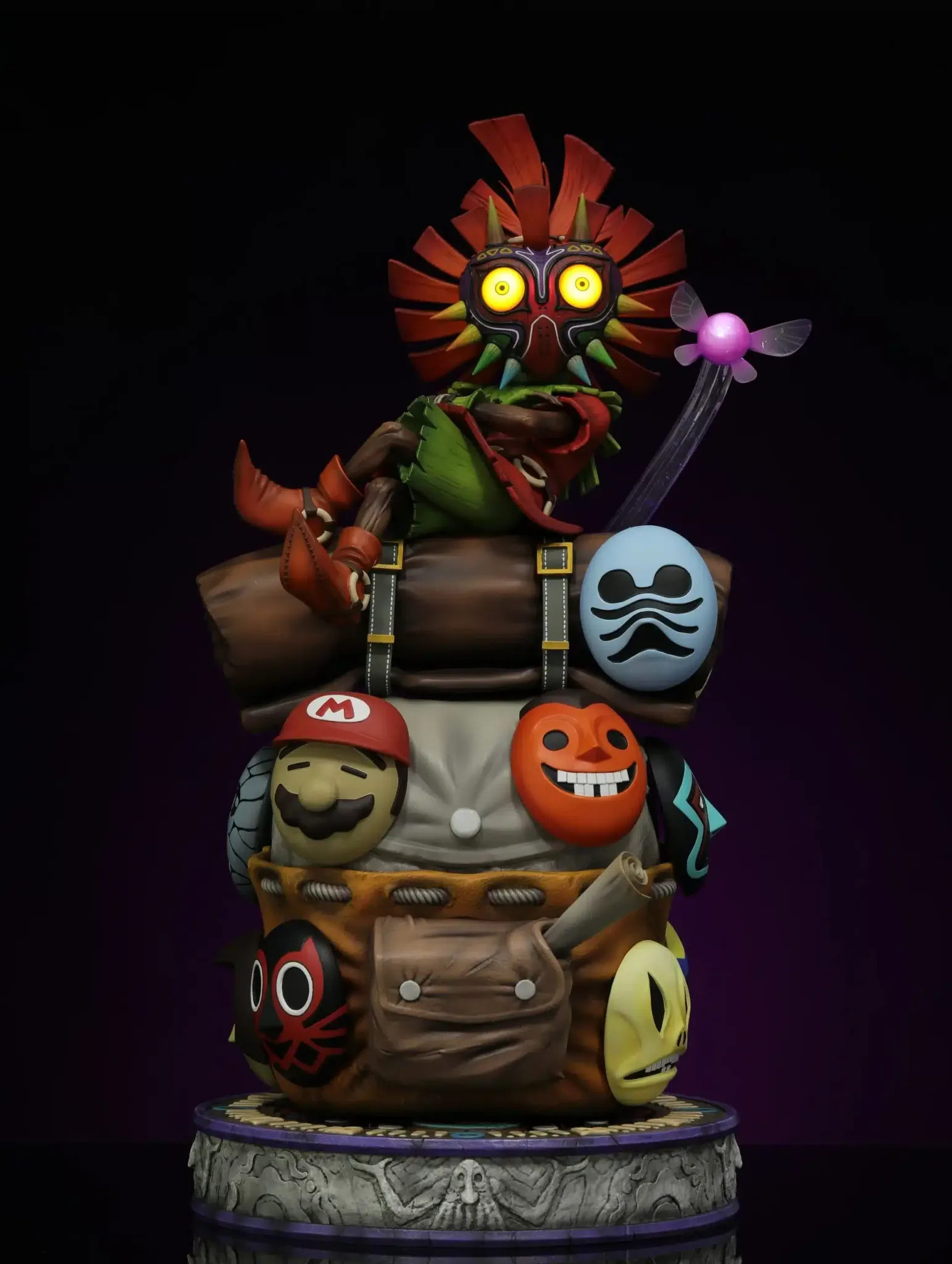Legends Of Zelda KINTSUKUROI CURSED MASK Resin Statue