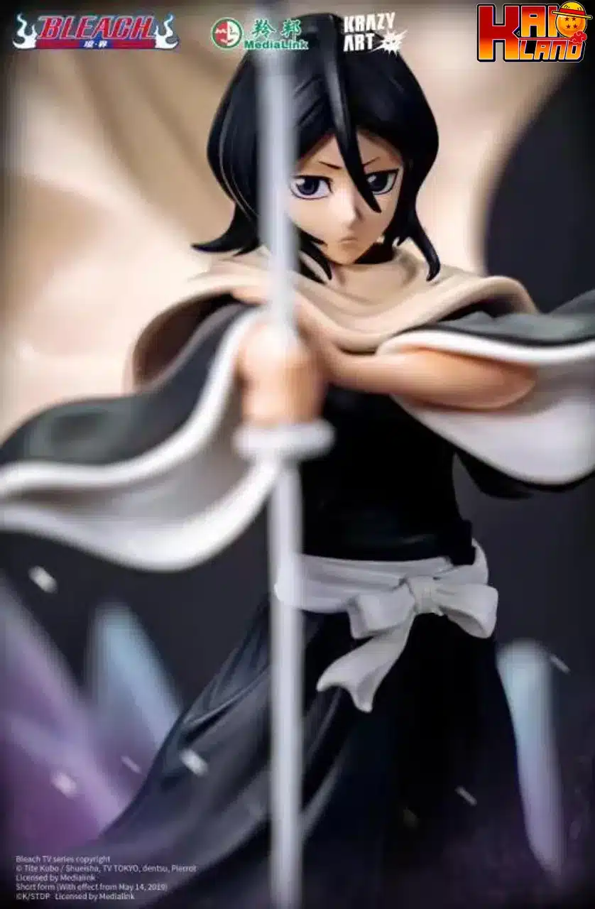Bleach Krazy Art Studio 朽木ルキア ライセンス樹脂スタチュー - Kaioland
