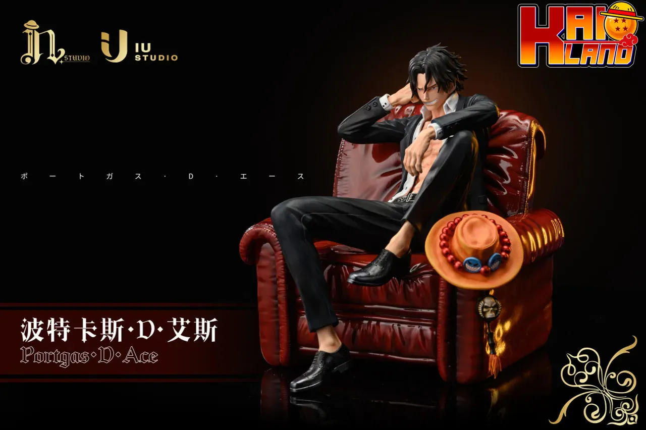 One Piece IN X IU Studios Ace Resin Statue - Kaioland