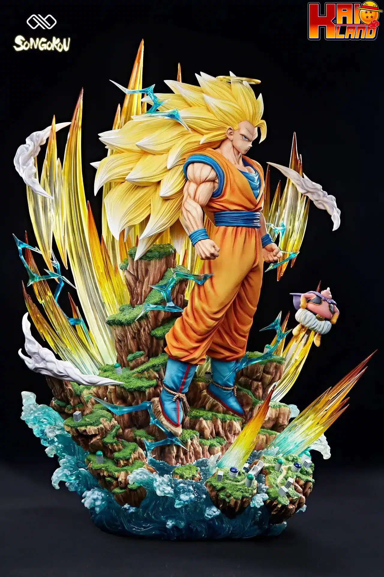 Dragon Ball BUU Studio SS3 Goku Resin Statue - Kaioland