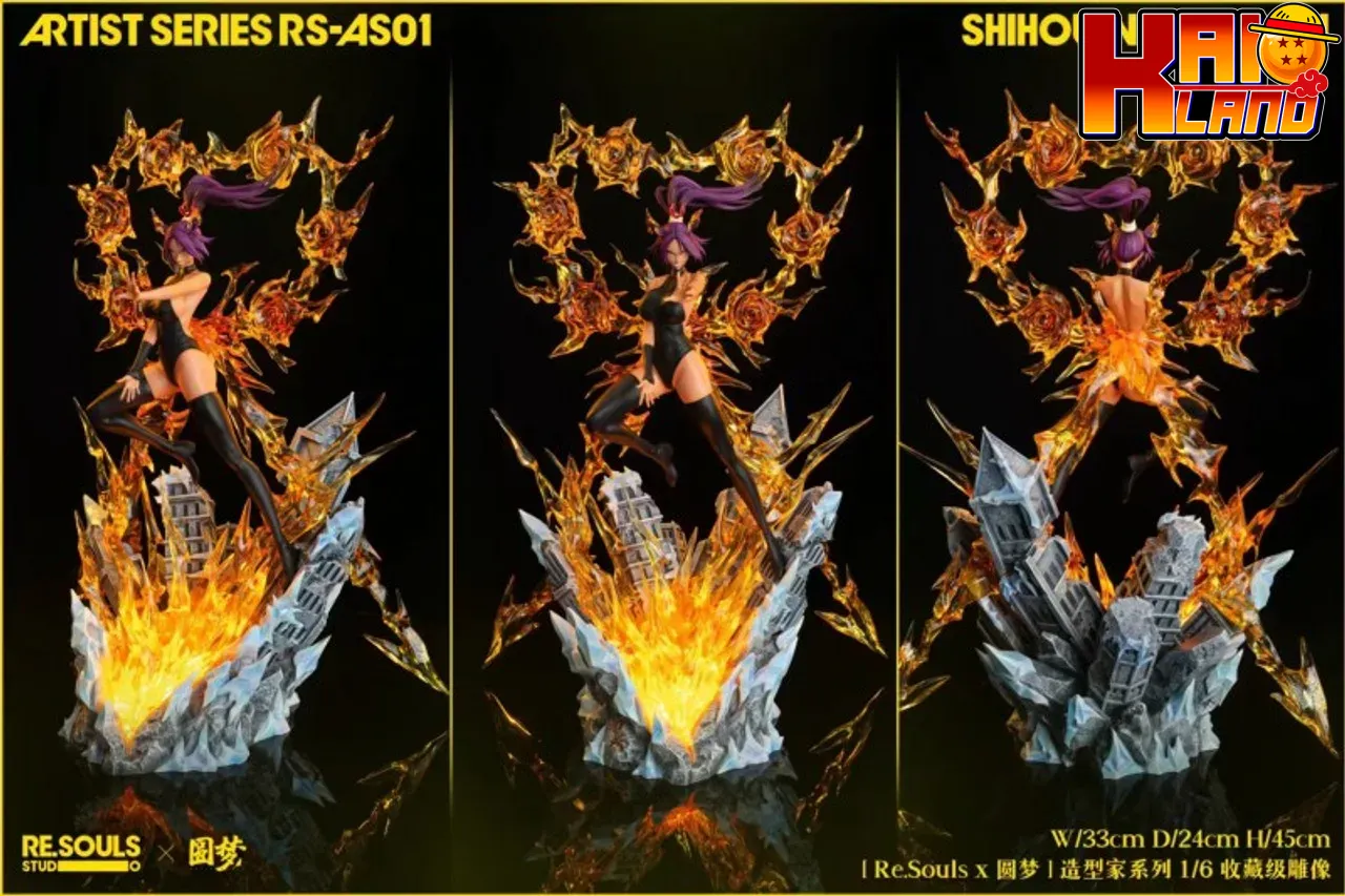 Bleach ReSouls Studio X Yuanmeng Shihouin Yoruichi 樹脂スタチュー
