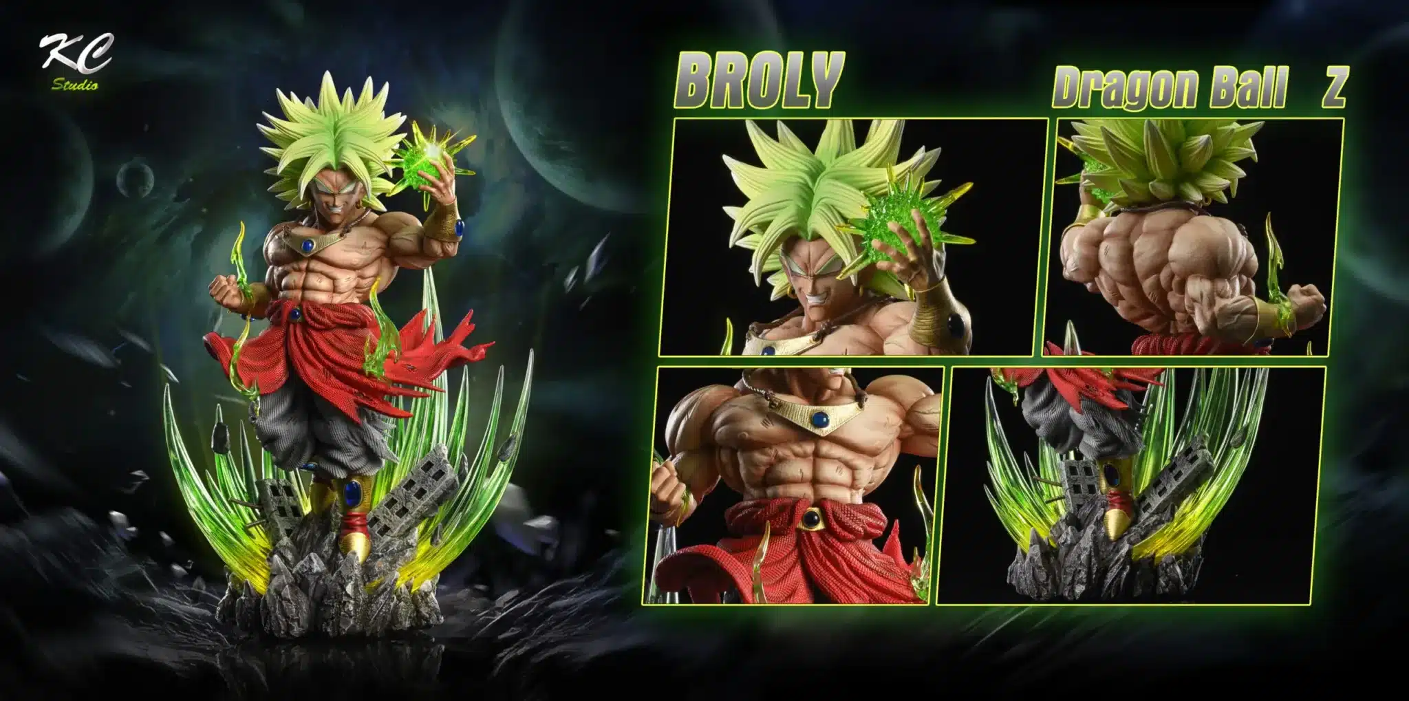 Dragon Ball  Kc Studio Broly Resin Statue