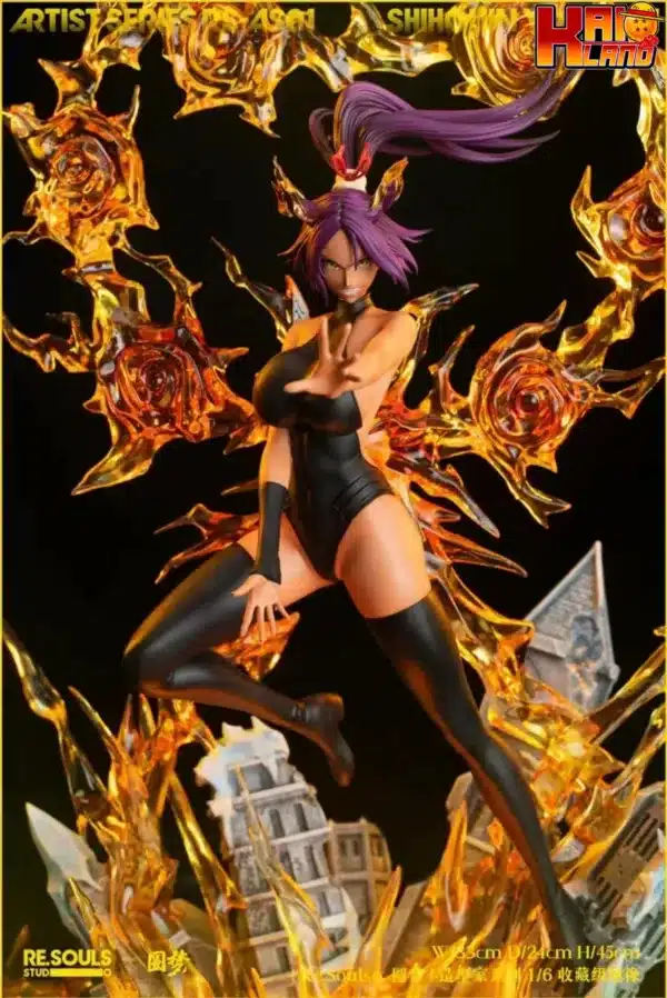 Bleach ReSouls Studio X Yuanmeng Shihouin Yoruichi 樹脂スタチュー