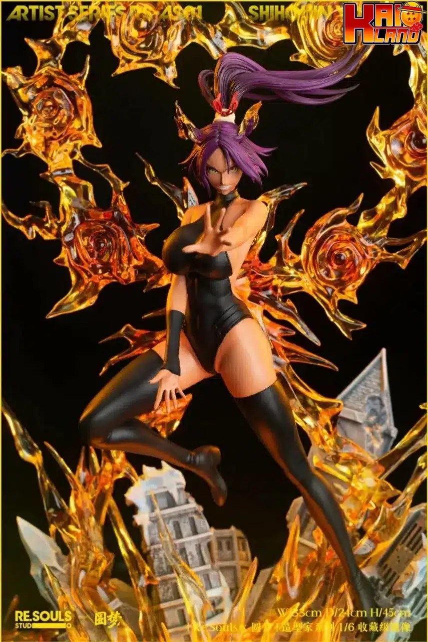 Bleach ReSouls Studio x Yuanmeng Shihouin Yoruichi Resin Statue