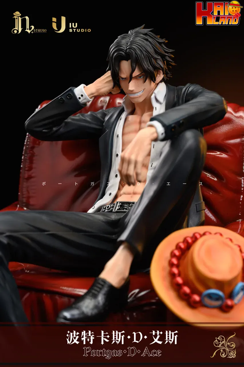 One Piece IN X IU Studios Ace Resin Statue - Kaioland