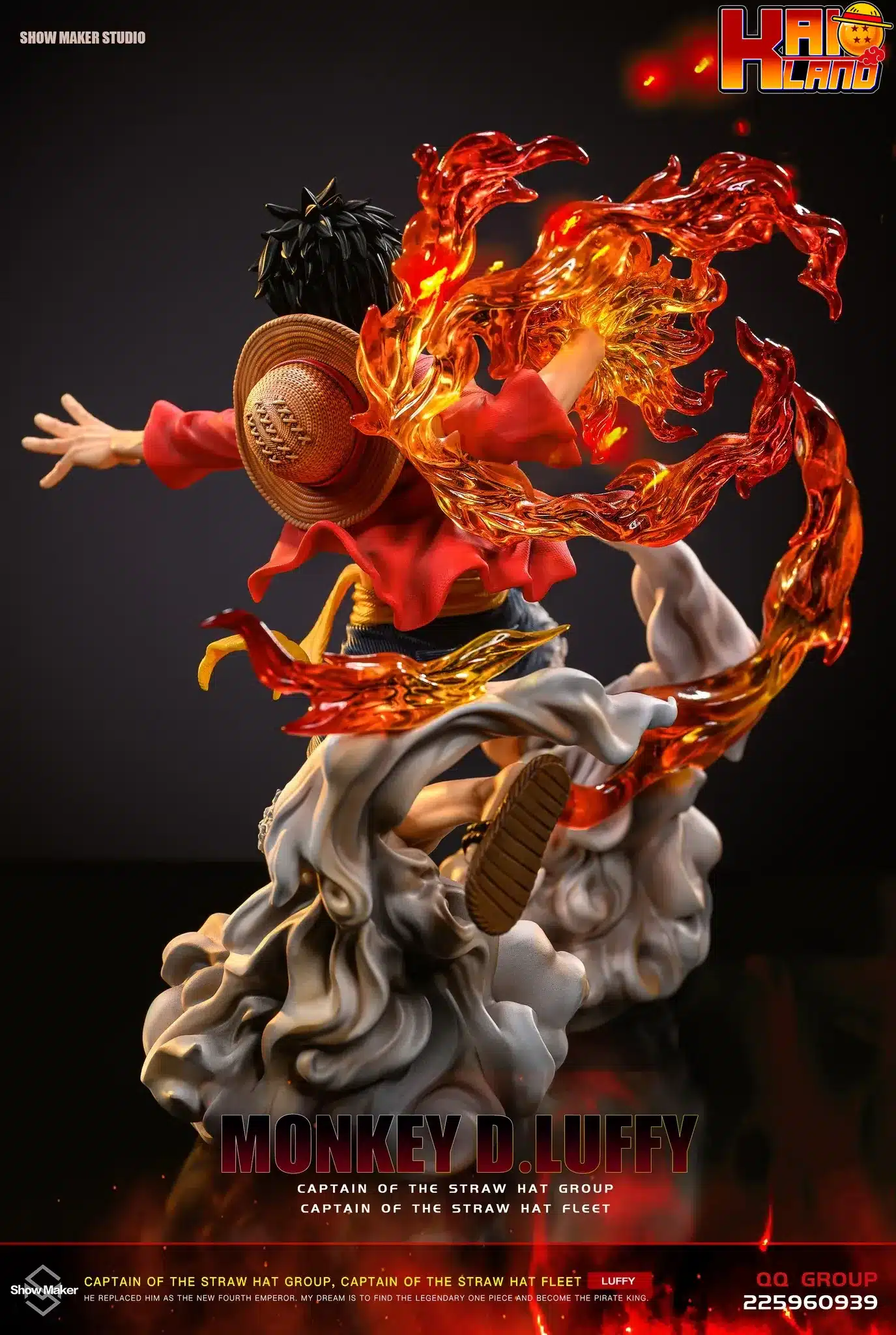 ワンピース ShowMaker スタジオ レッドホーク ルフィ 樹脂製