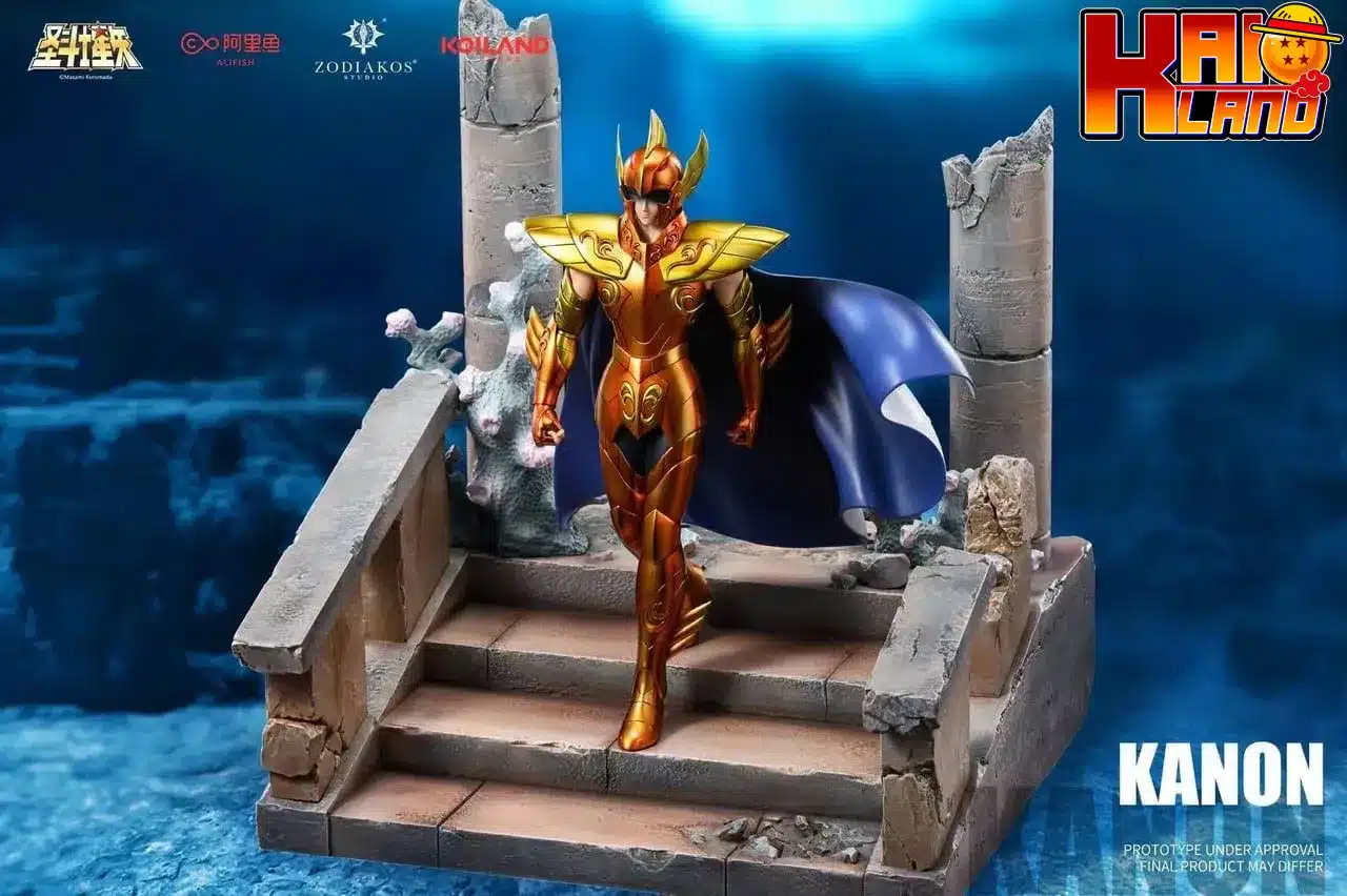 Saint Seiya Zodiakos Studio Licensed Kanon Resin Statue
