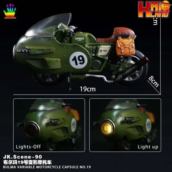 Dragon Ball JacksDo Studio Bulma Motorcycle Capsule No 19