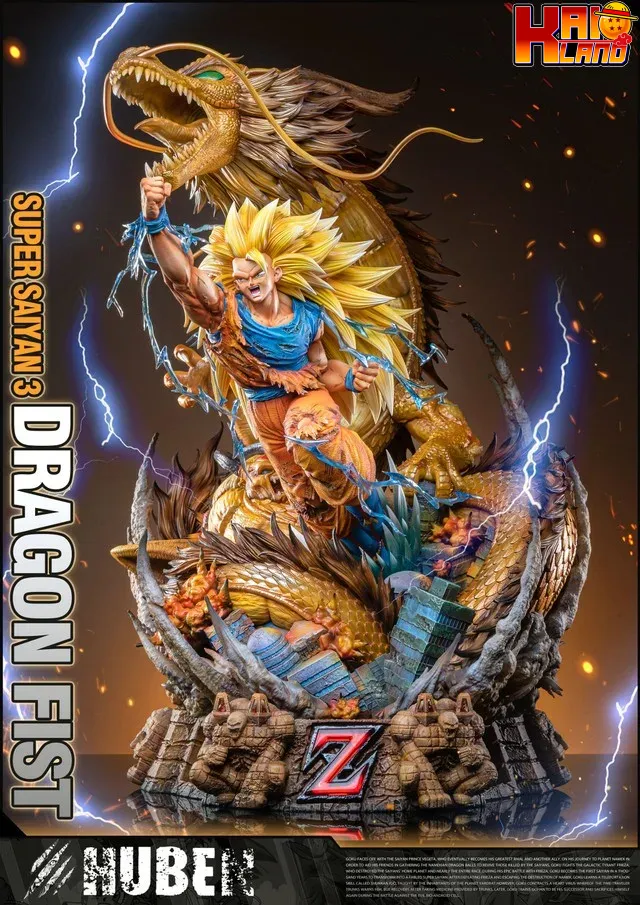 Dragon Ball HuBen Studio Dragon Fist Goku Resin Statue