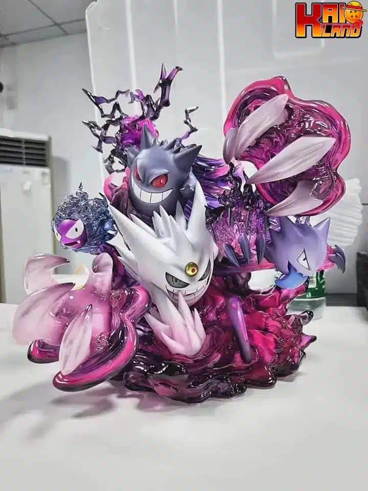 Pokemon Fantasy Studio Gengar Family Resin Statue